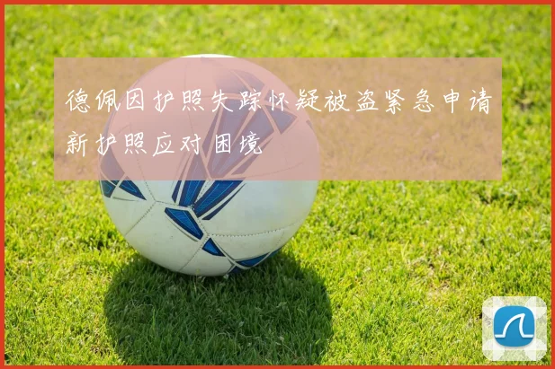 德佩因护照失踪怀疑被盗紧急申请新护照应对困境